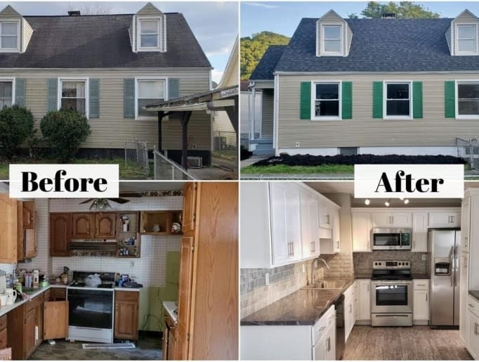 Here's an example of the properties we typically purchase and renovate